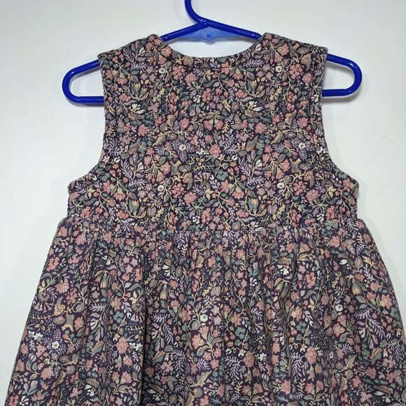 Vera Bradley Jumper Dress Floral Quilted Vintage Indiana Size Girls XS - Picture 8 of 9